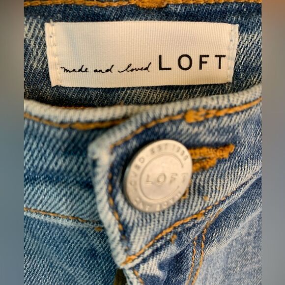 Loft modern skinny crop size 8 - Picture 3 of 9